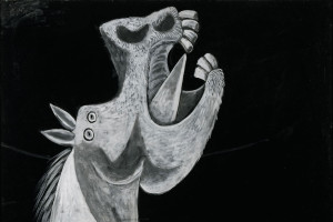 14 dying horse study guernica